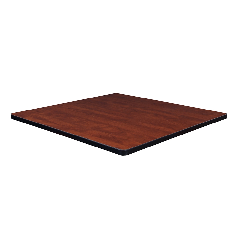 36" Square Laminate Table Top- Cherry/ Maple. Picture 1