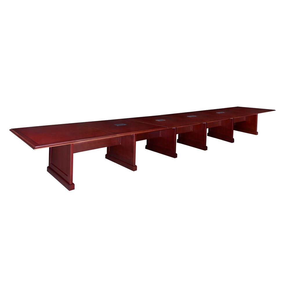 Prestige 288" Modular Conference Table with 4 Power Data Grommets- Mahogany. Picture 1