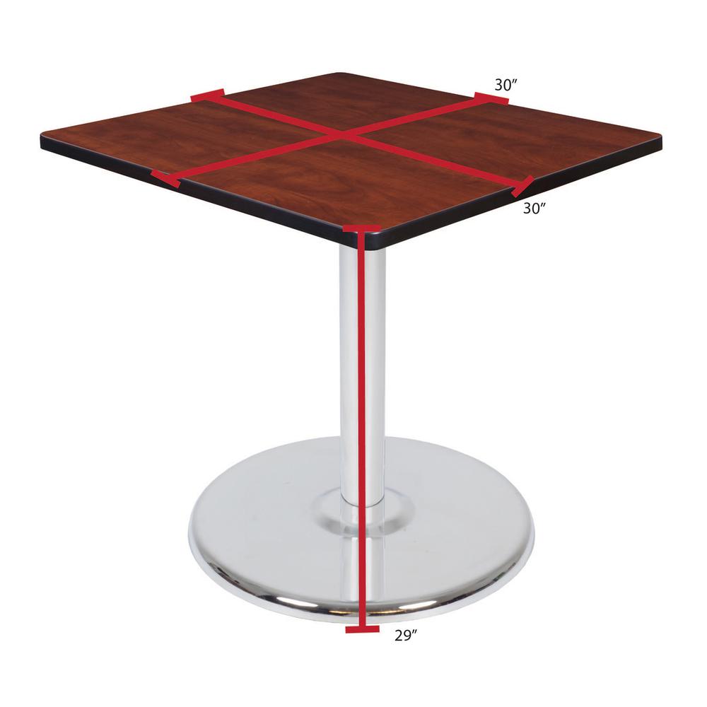 Regency Cain 30" Square Platter Base Table. Picture 4