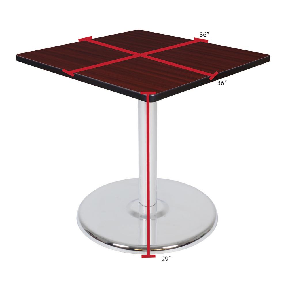 Regency Cain 36" Square Platter Base Table. Picture 4