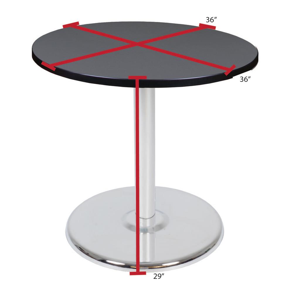 Regency Cain 36" Round Platter Base Table. Picture 4