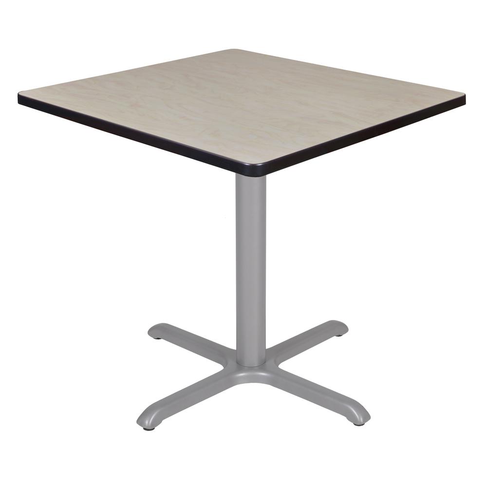 Regency Cain 30 in. Small Square X-Base Breakroom Table. Picture 1