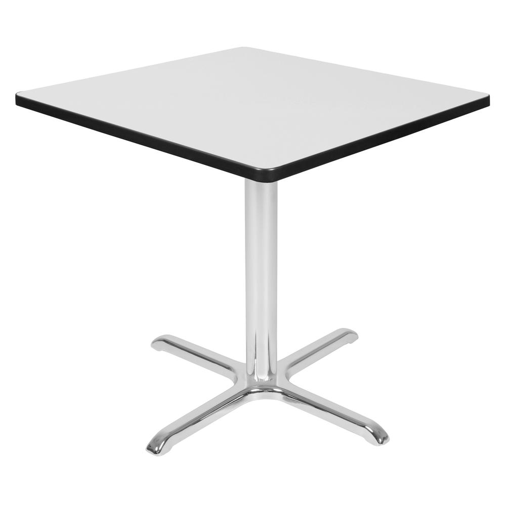Regency Cain 30" Square X-Base Table. Picture 1
