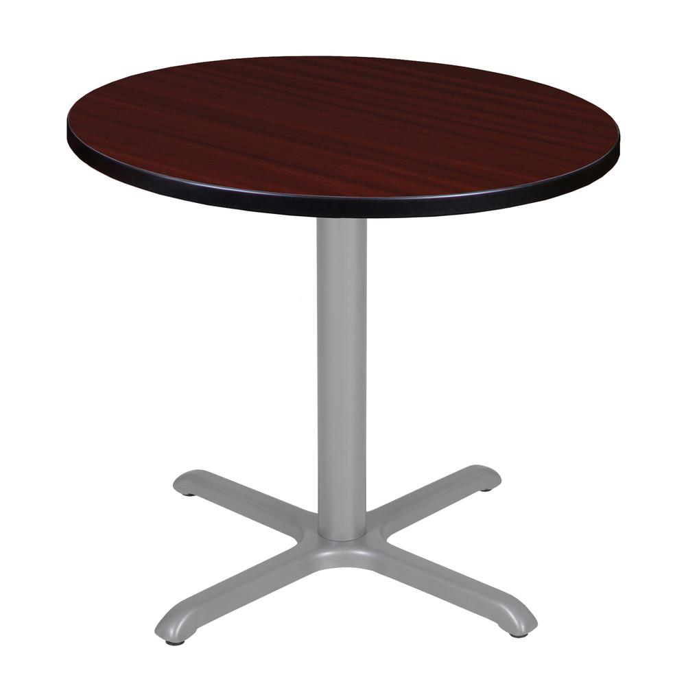 Regency Cain 30 in. Small Round X-Base Breakroom Table. Picture 1