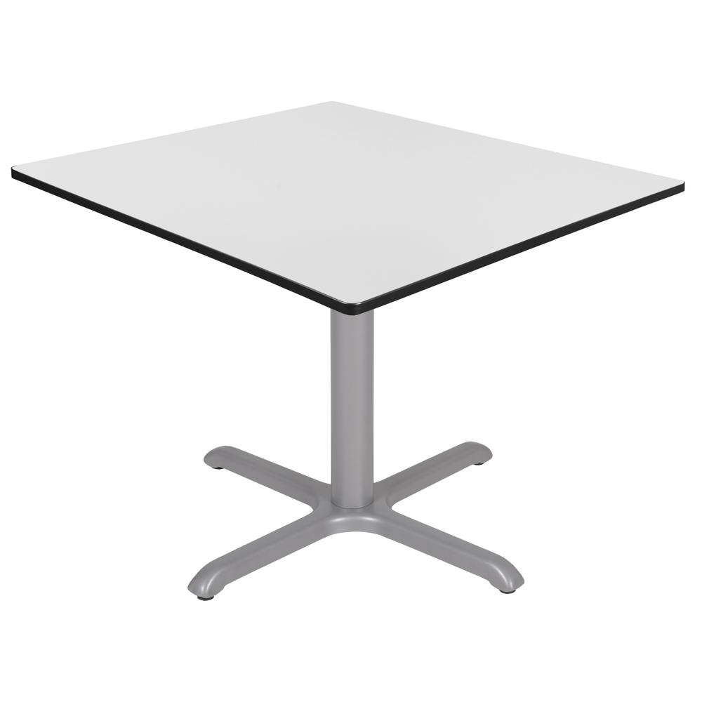 Regency Cain 48 in. Large Square X-Base Breakroom Table. Picture 1
