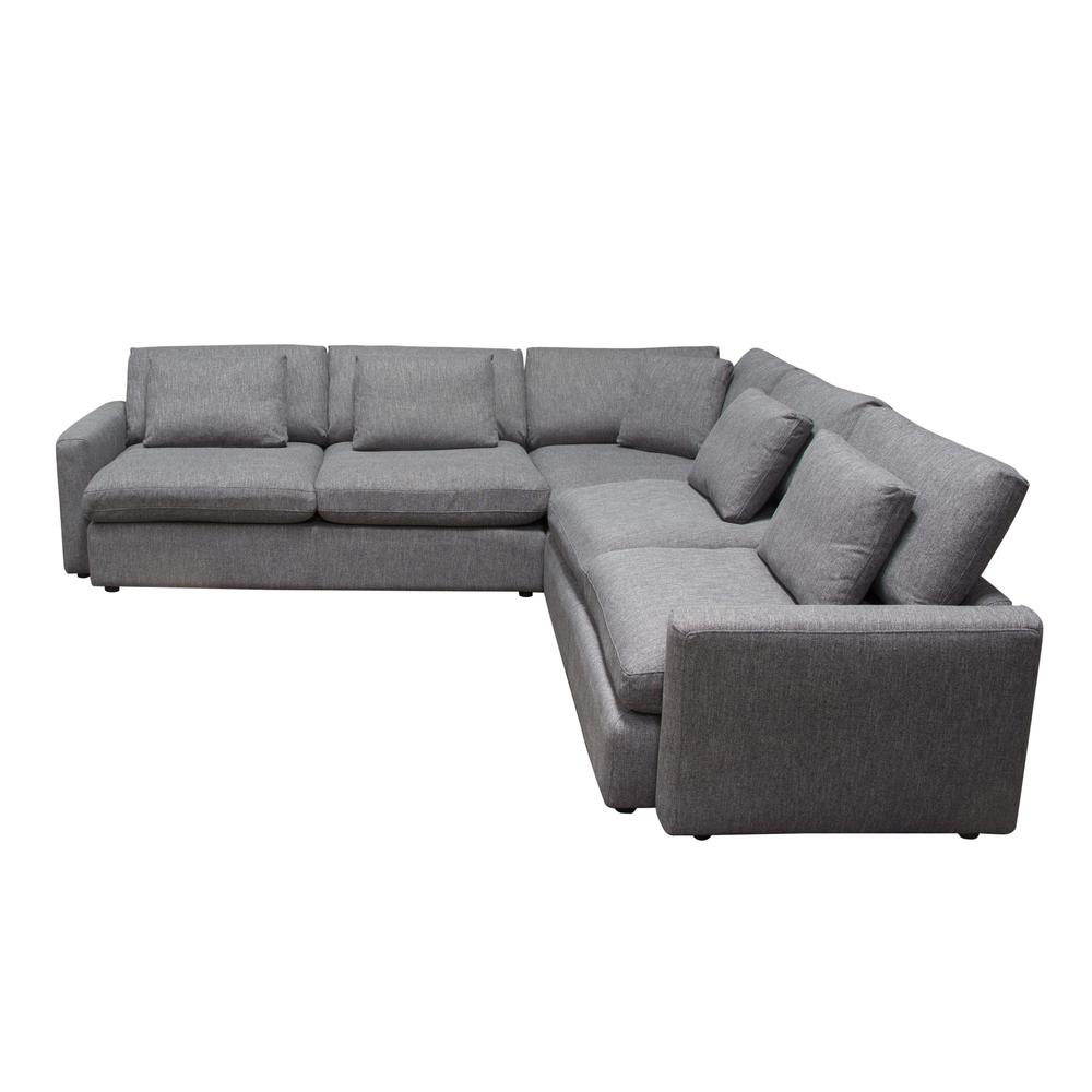 Arcadia 3PC Corner Sectional w/ Feather Down Seating. Picture 1