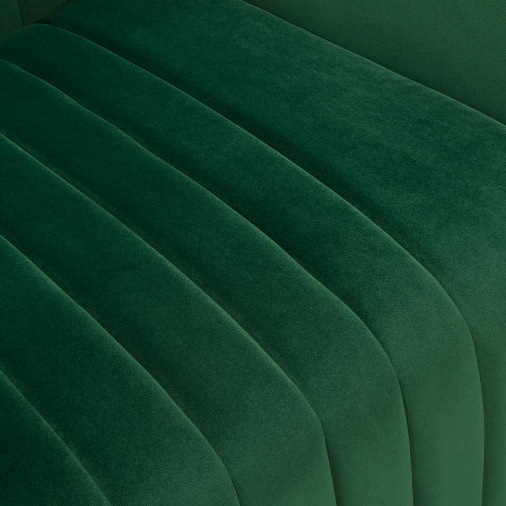 Ava Chair in Emerald Green Velvet w/ Gold Leg by Diamond Sofa. Picture 16