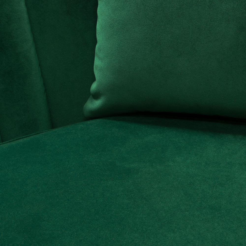 Ava Sofa in Emerald Green Velvet w/ Gold Leg by Diamond Sofa. Picture 34