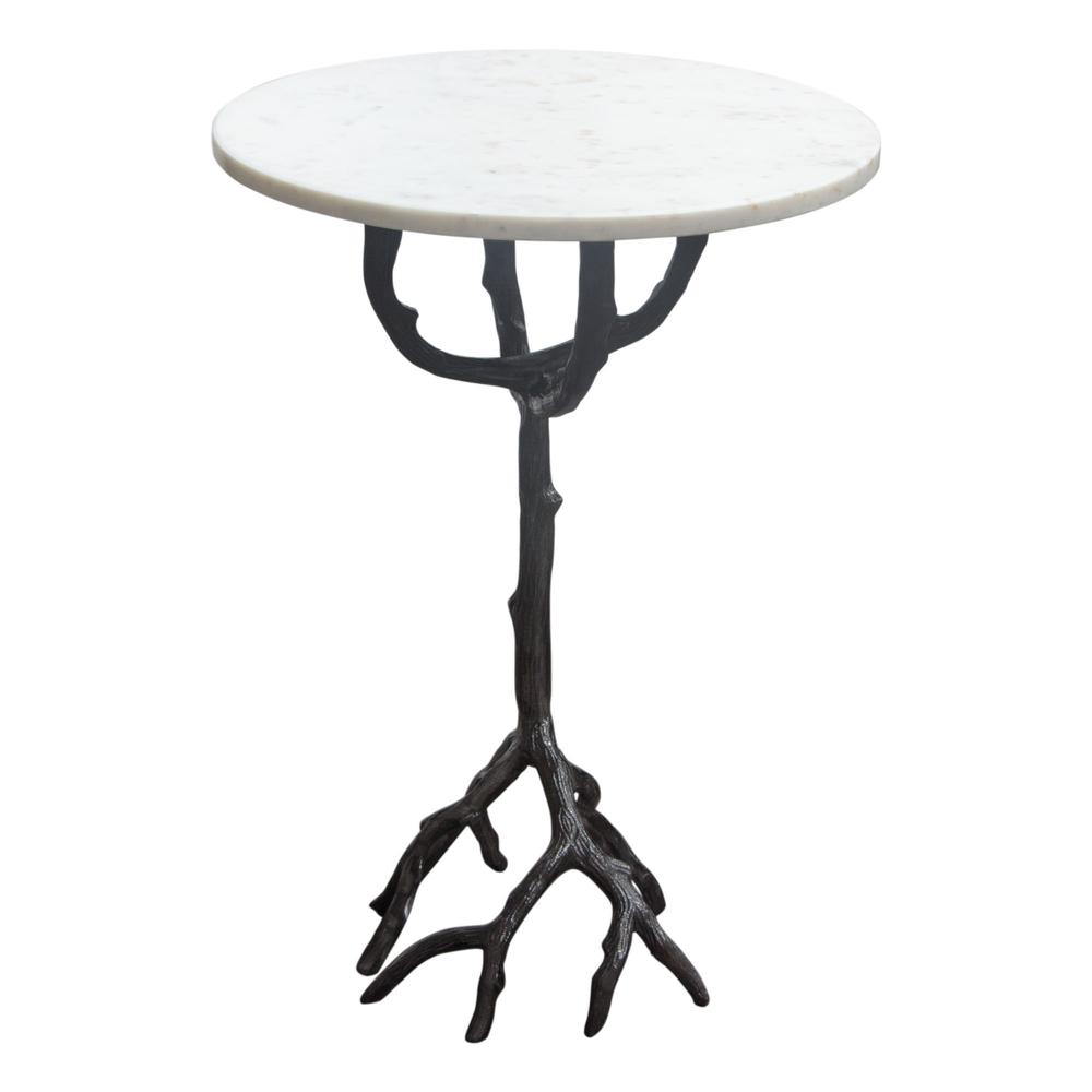 Birch Round Accent Table by Diamond Sofa. Picture 1