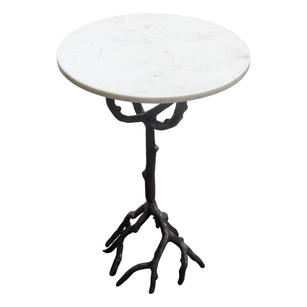 Birch Round Accent Table by Diamond Sofa. Picture 12