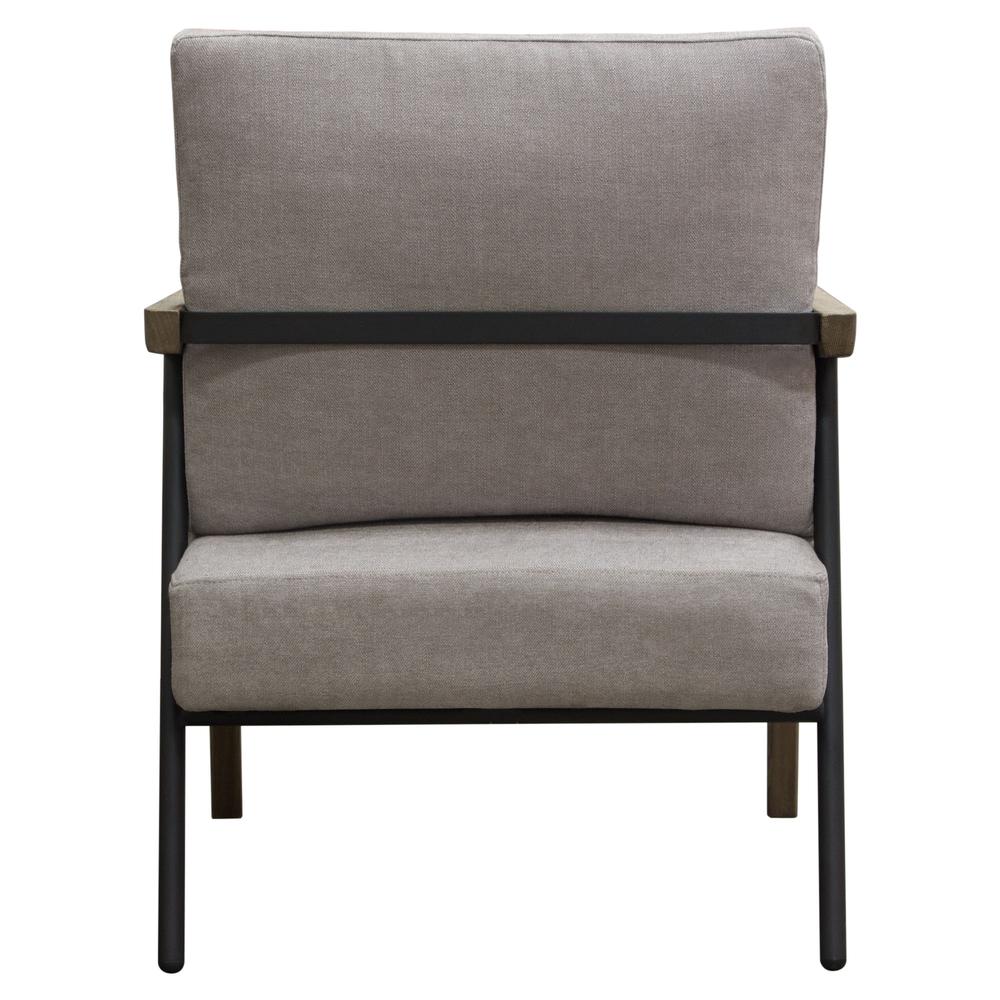 Blair Accent Chair in Grey Fabric with Curved Wood Leg Detail by Diamond Sofa. Picture 21