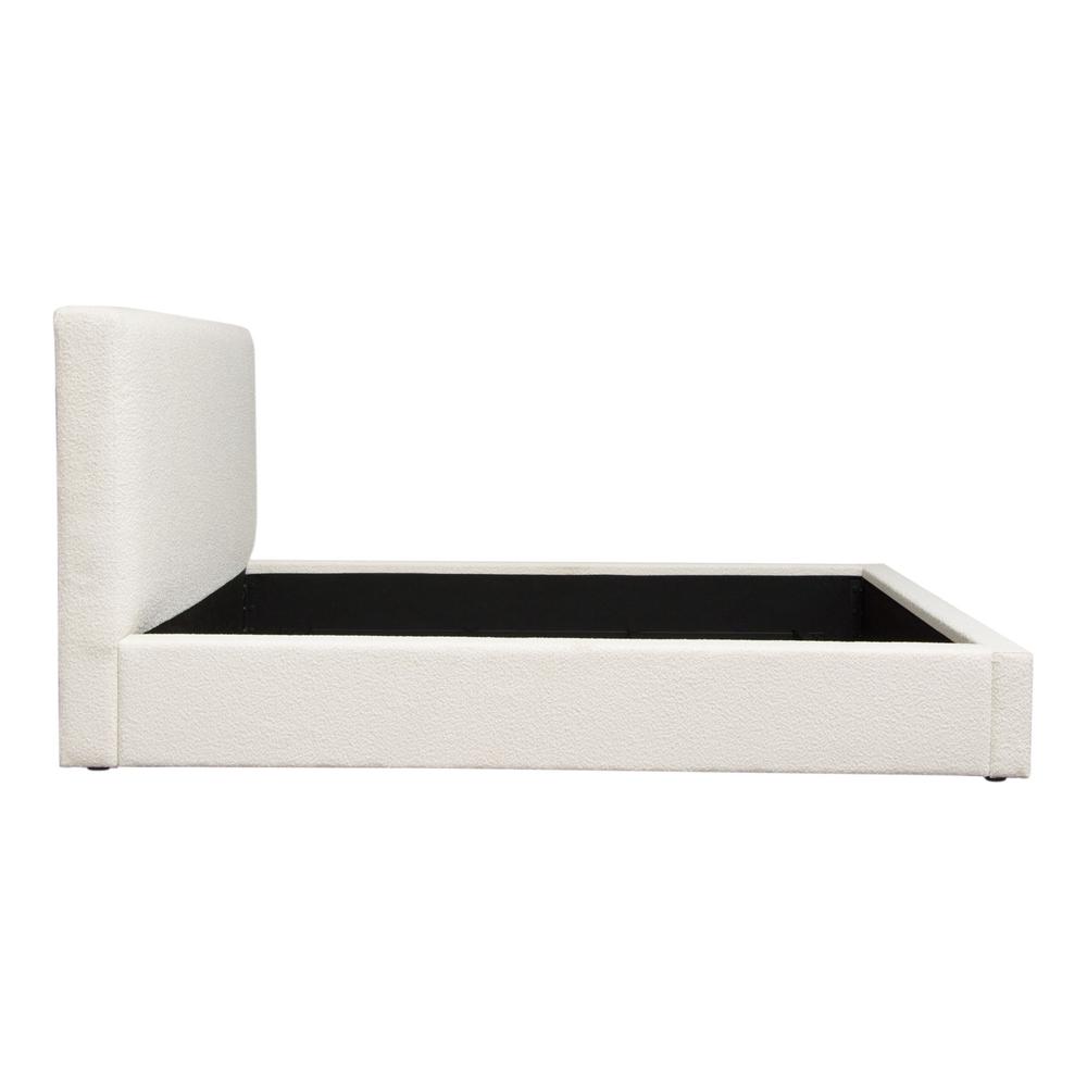 Cloud 43" Low Profile Queen Bed in Ivory Boucle Fabric by Diamond Sofa. Picture 19