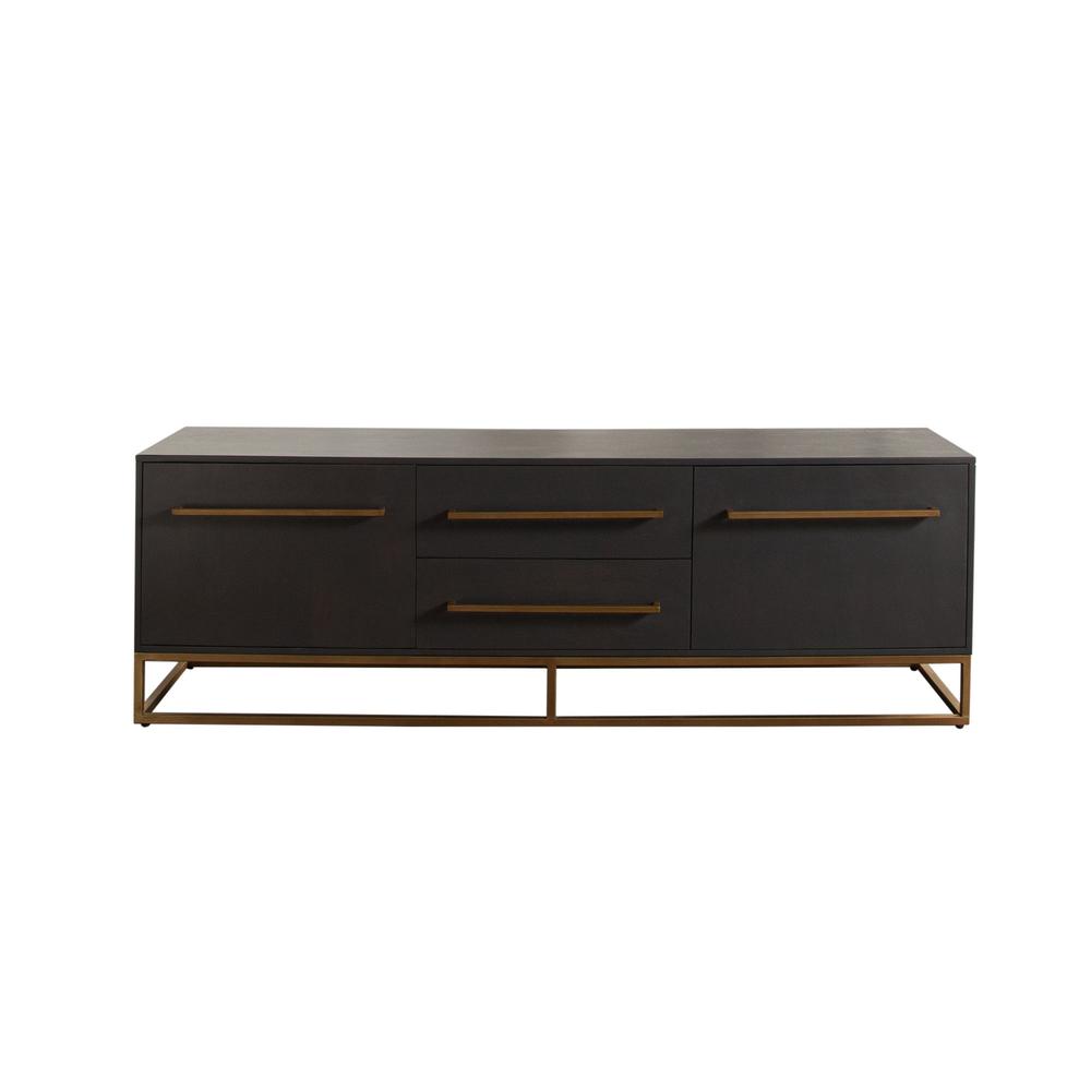 Encore Solid Mango Wood 2-Door / 2-Drawer Entertainment Cabinet by Diamond Sofa. Picture 25