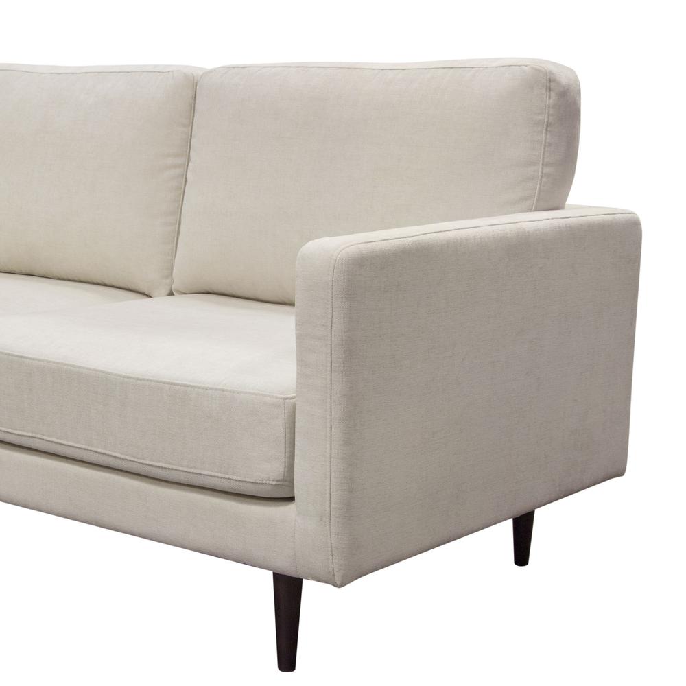 Kelsey Reversible Chaise Sectional in Cream Fabric by Diamond Sofa. Picture 20