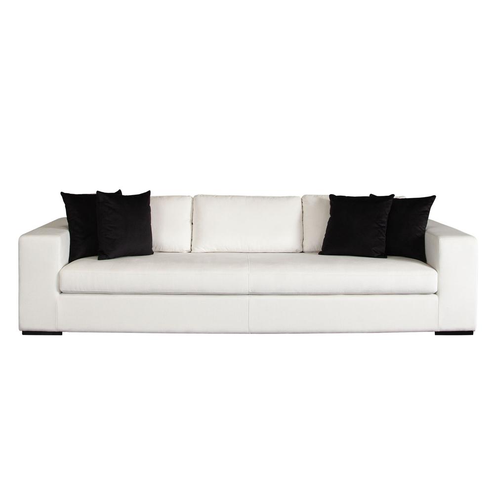 Muse Sofa in Mist White Performance Fabric by Diamond Sofa. Picture 25