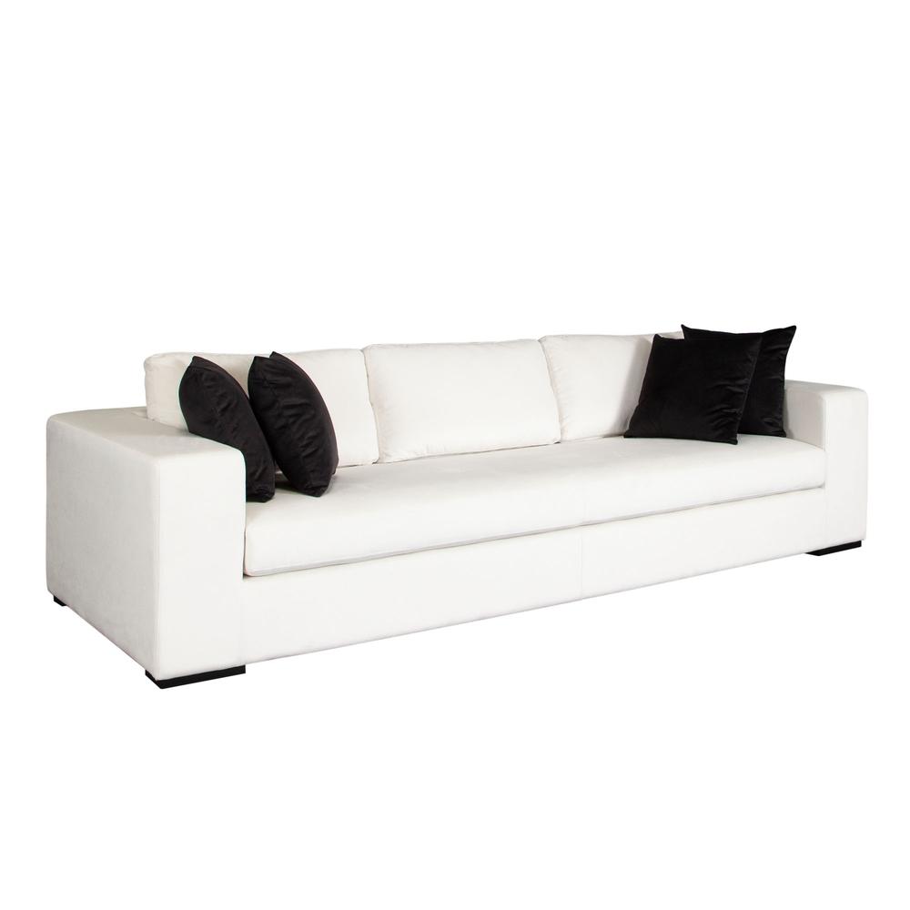 Muse Sofa in Mist White Performance Fabric by Diamond Sofa. Picture 16