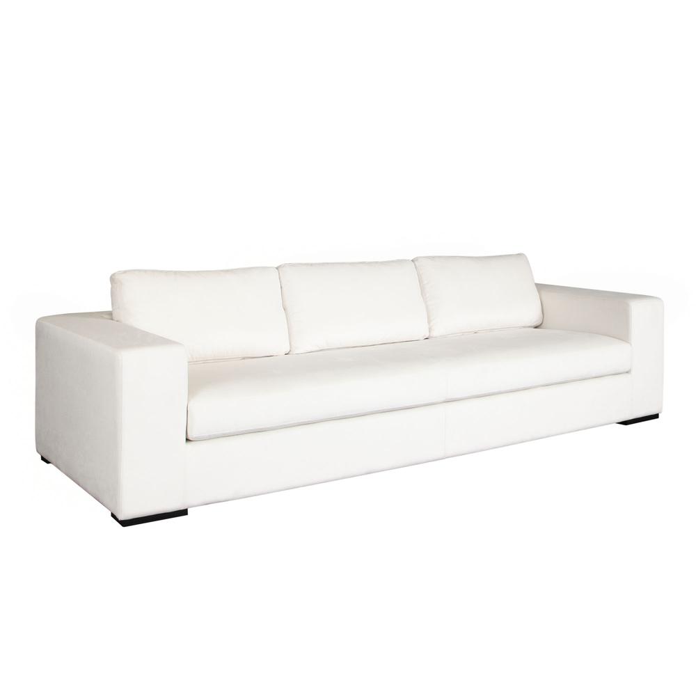 Muse Sofa in Mist White Performance Fabric by Diamond Sofa. Picture 19