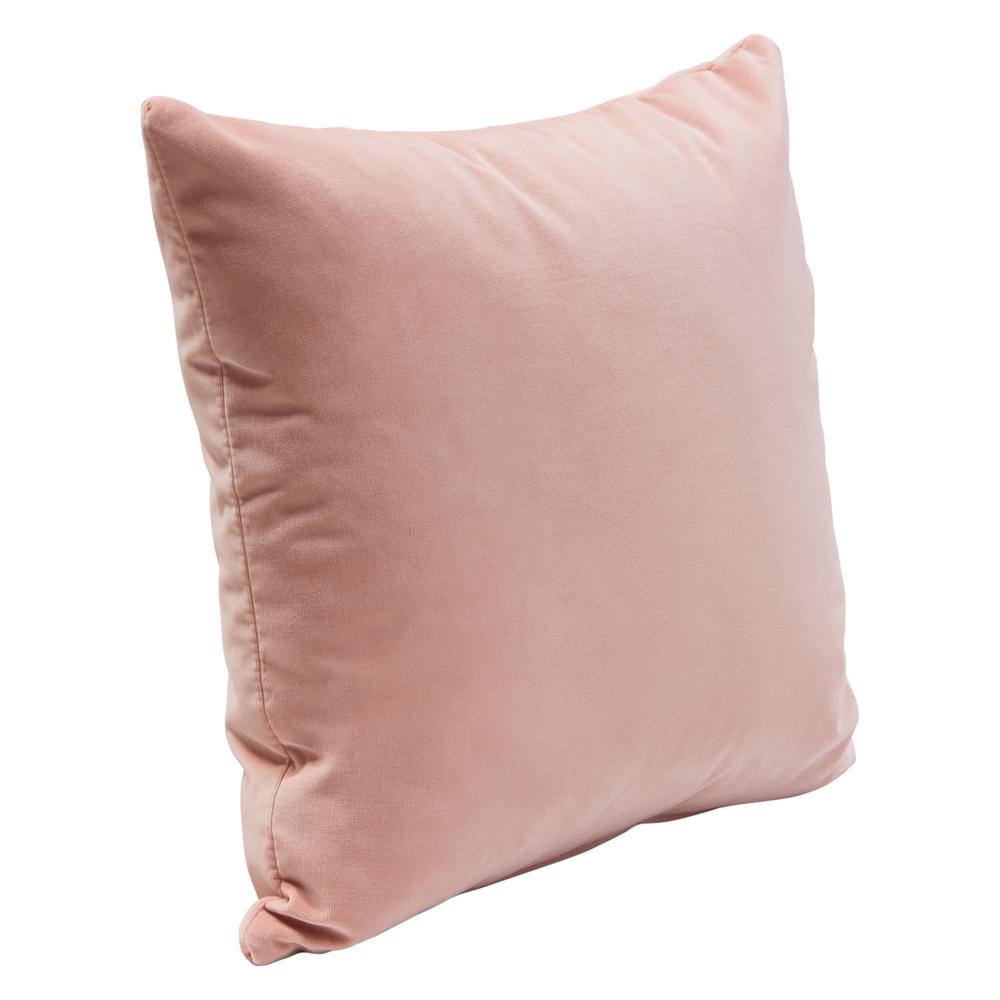 Set of (2) 16" Square Accent Pillows in Blush Pink Velvet by Diamond Sofa. Picture 13