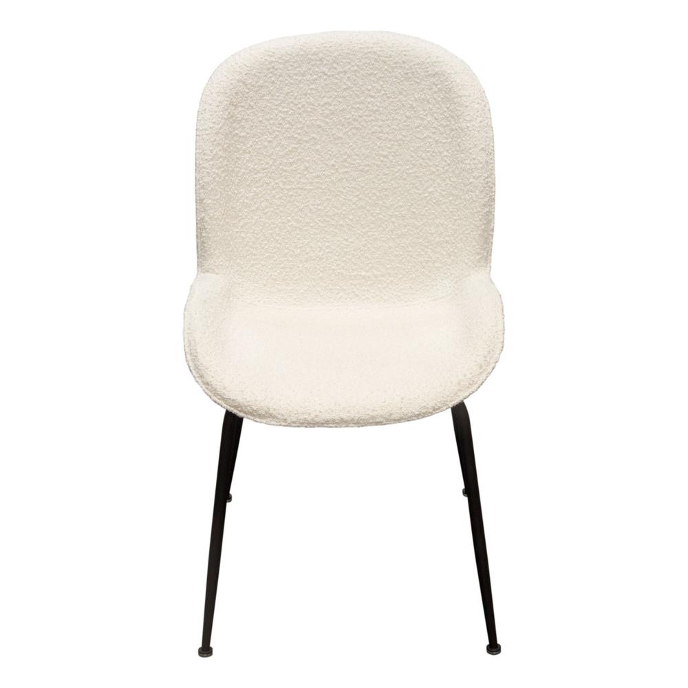 Session 2-Pack Dining Chair in Ivory Boucle. Picture 1