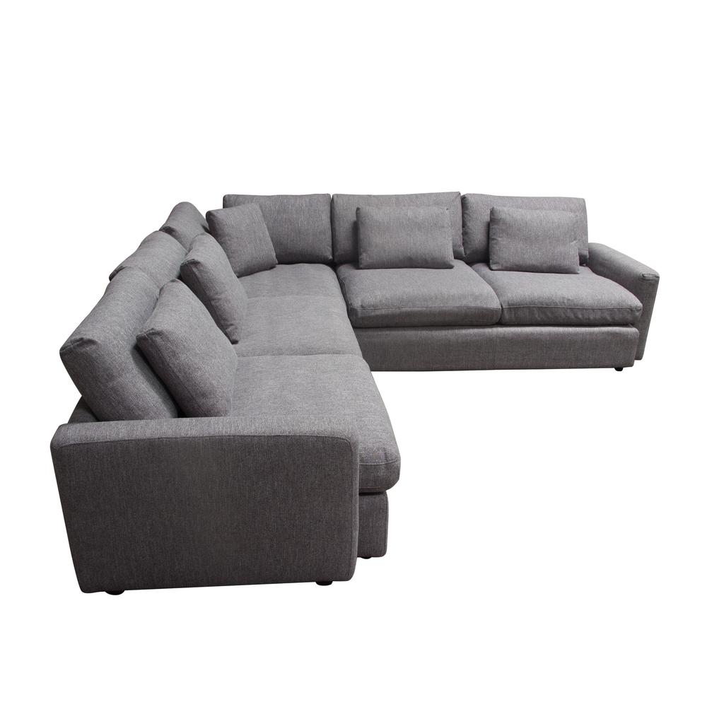 Arcadia 3PC Corner Sectional w/ Feather Down Seating. Picture 9