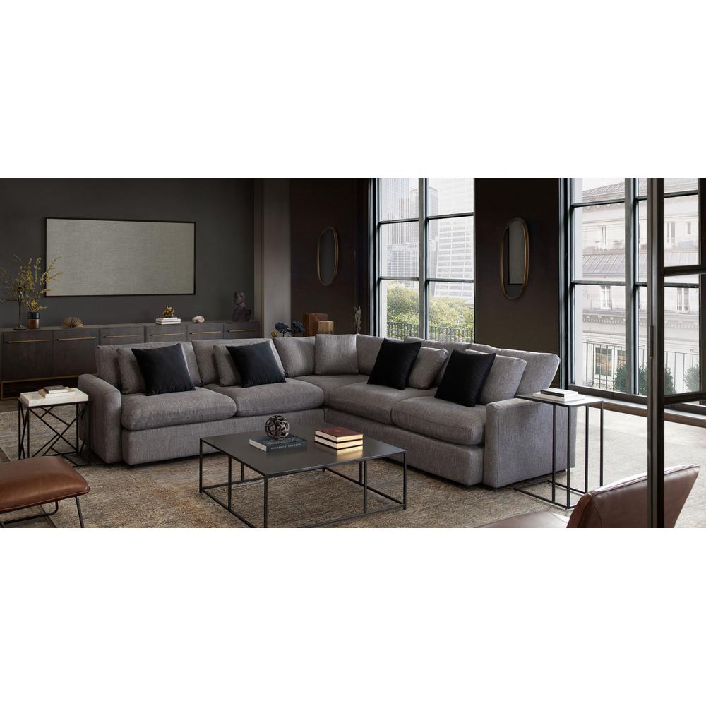 Arcadia 3PC Corner Sectional w/ Feather Down Seating. Picture 2