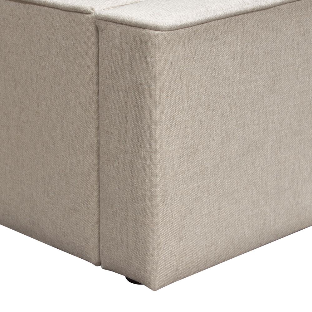 Cloud 43" Low Profile Eastern King Bed in Sand Fabric by Diamond Sofa. Picture 18