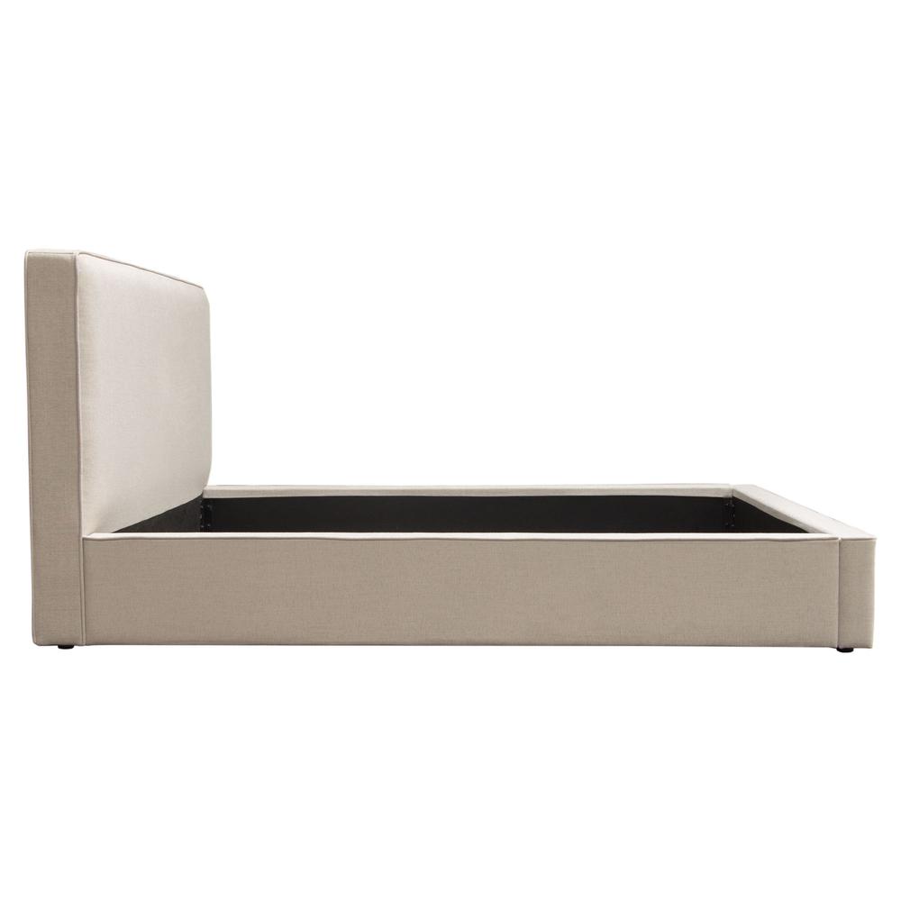 Cloud 43" Low Profile Eastern King Bed in Sand Fabric by Diamond Sofa. Picture 16