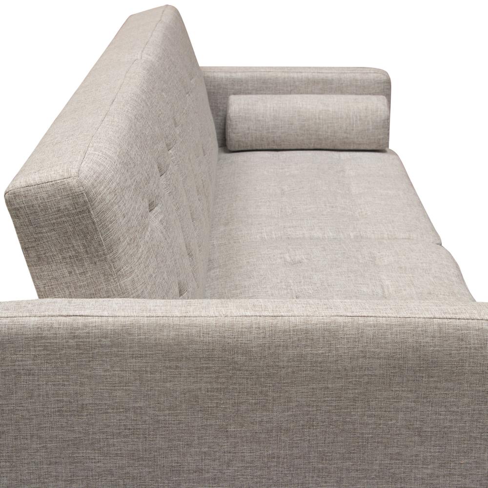 Opus Convertible Tufted Sofa in Barley Fabric. Picture 4