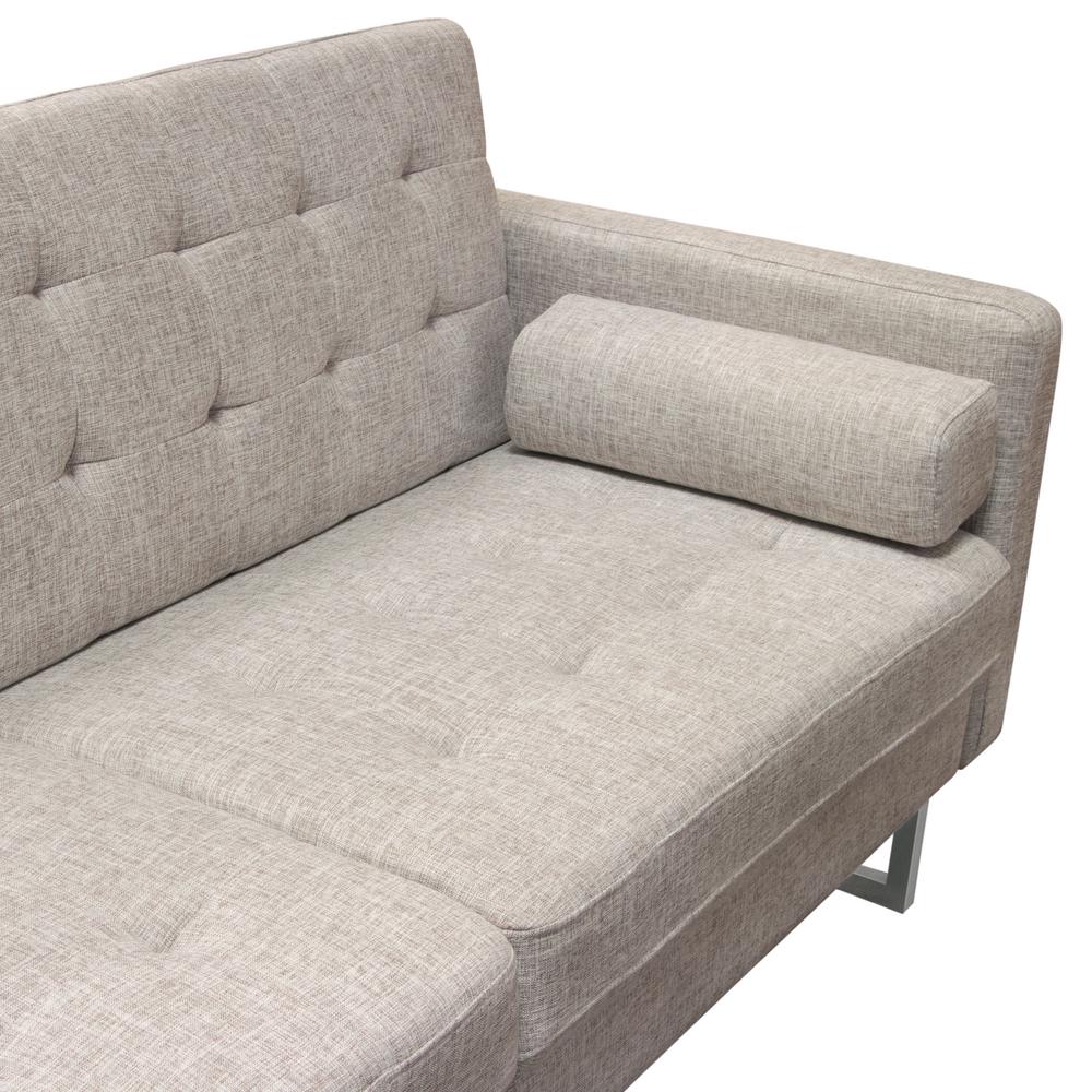 Opus Convertible Tufted Sofa in Barley Fabric. Picture 5