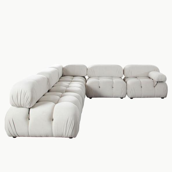 Paloma 5PC Modular 111 Inch Corner Sectional by Diamond Sofa. Picture 2
