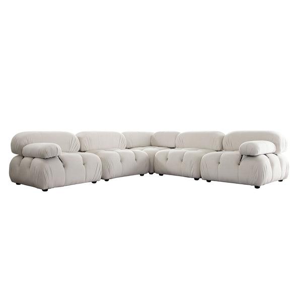 Paloma 5PC Modular 111 Inch Corner Sectional by Diamond Sofa. Picture 1