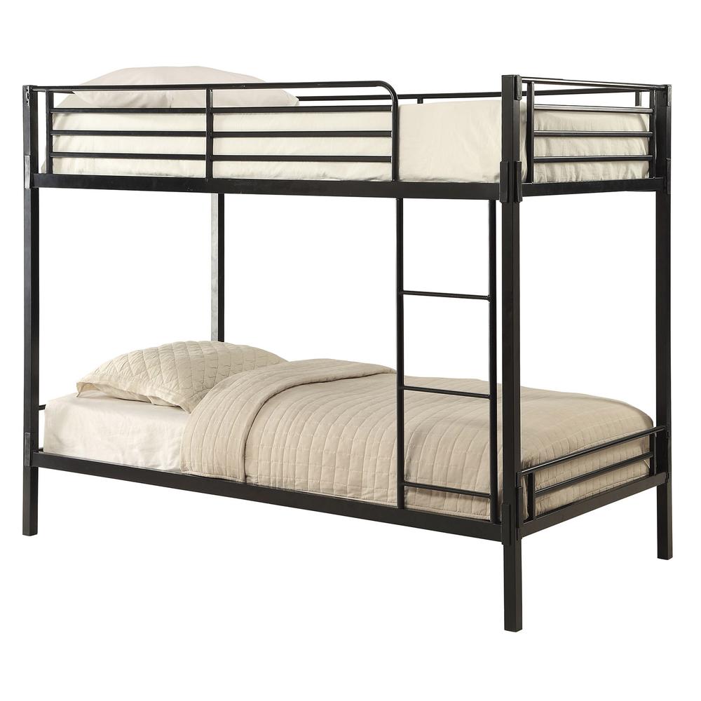 Tool less Boltzero Twin over Twin Bunk Bed. Picture 1