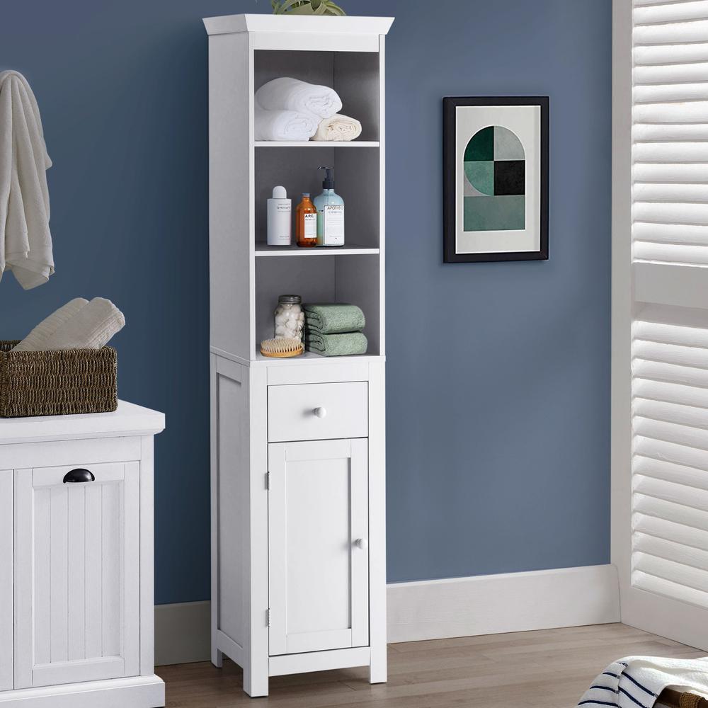 Rancho Space saver Cabinet-White. Picture 1