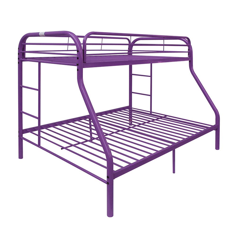 Tritan Twin/Full Bunk Bed, Purple. Picture 1