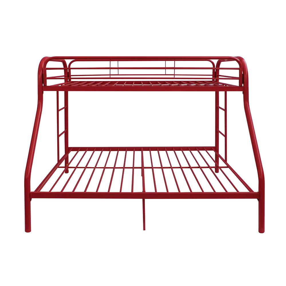 Tritan Twin/Full Bunk Bed, Red. Picture 3