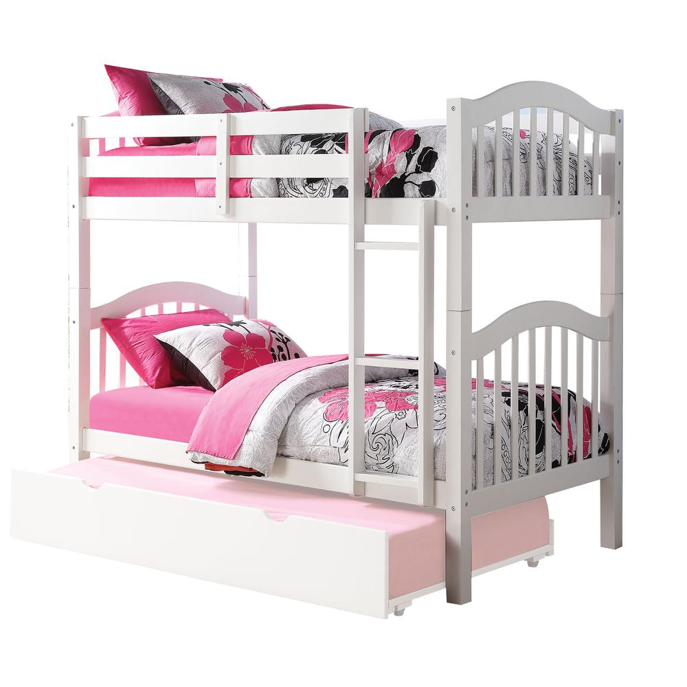Heartland Twin/Twin Bunk Bed, White (1Set/2Ctn). Picture 1