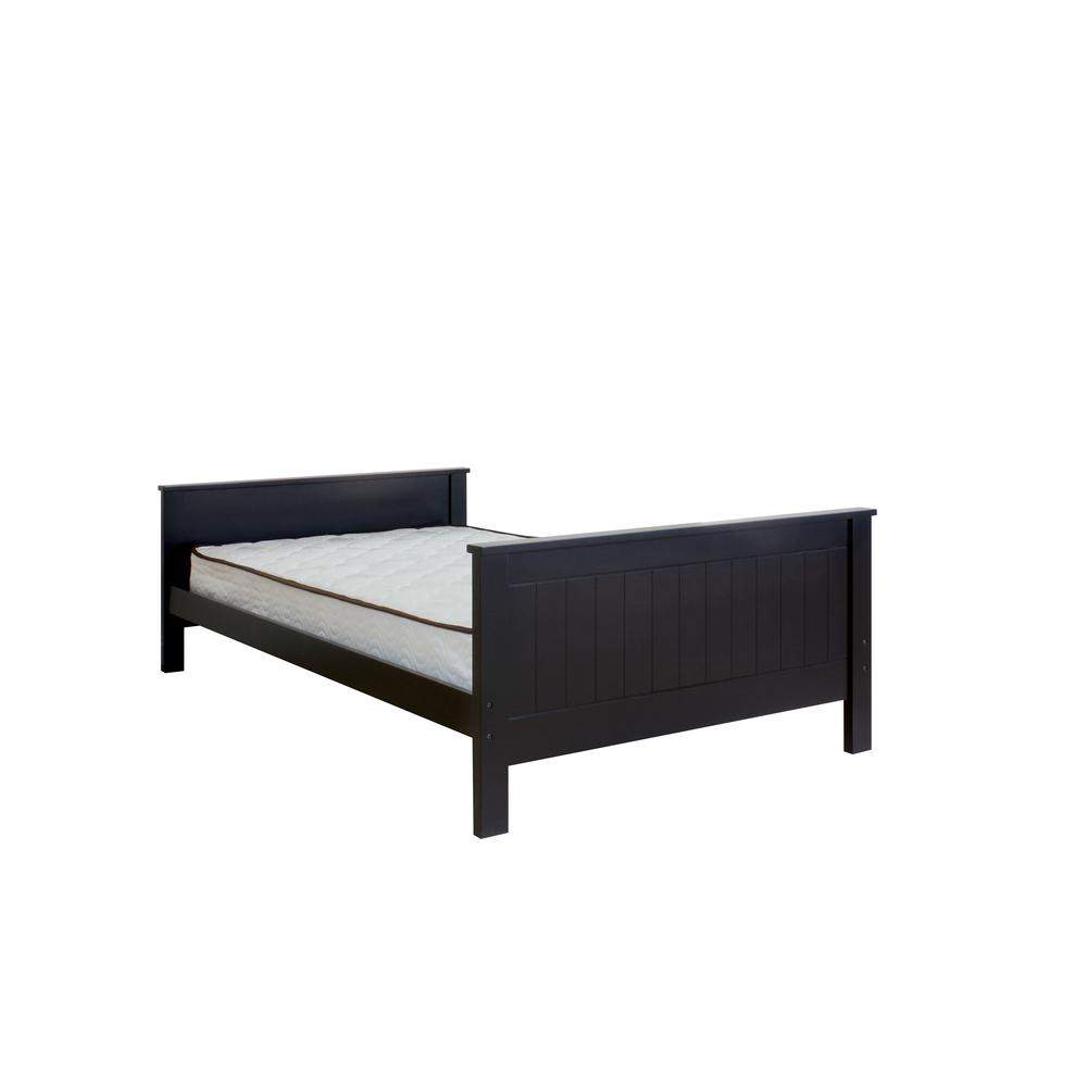 Willoughby Black Twin Bed. Picture 1