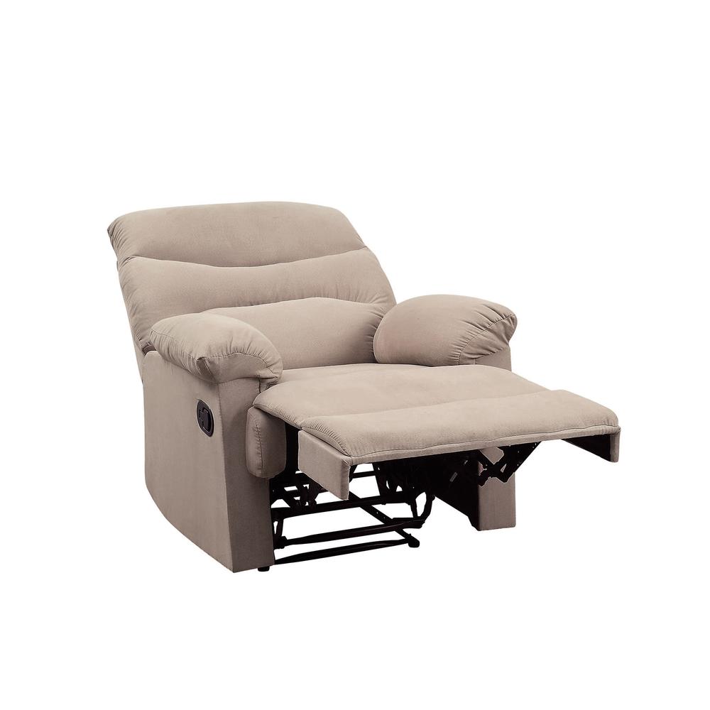 Arcadia Motion Recliner, Light Brown Woven Fabric. Picture 3