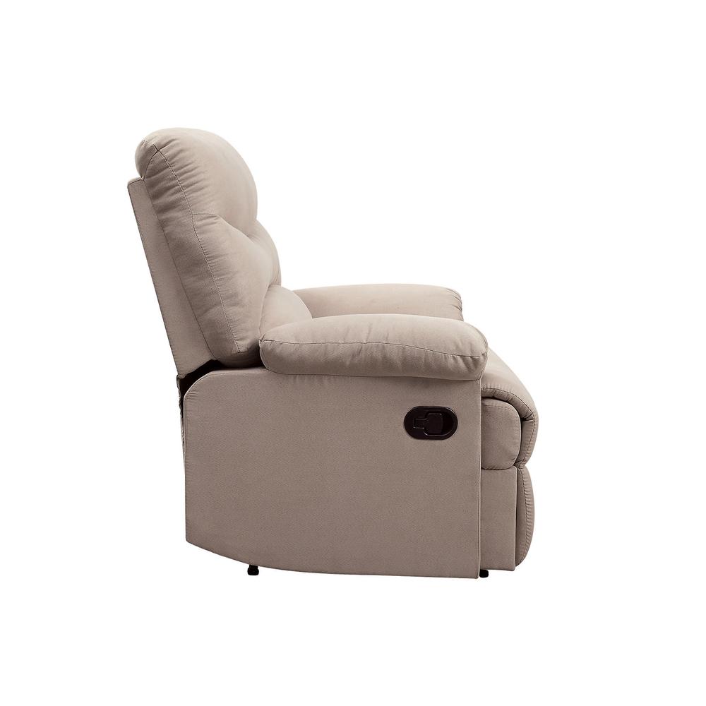 Arcadia Motion Recliner, Light Brown Woven Fabric. Picture 9