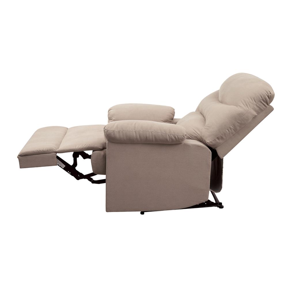 Arcadia Motion Recliner, Light Brown Woven Fabric. Picture 10