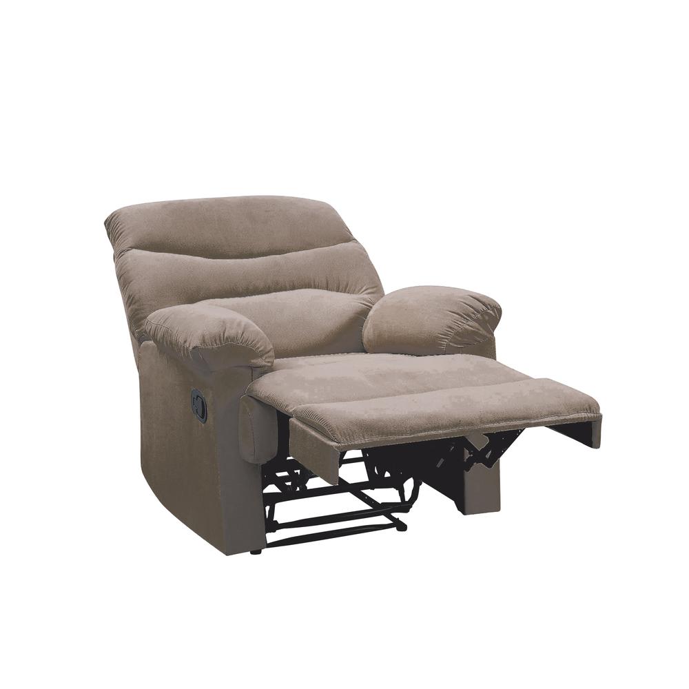 Arcadia Motion Recliner, Light Brown Woven Fabric. Picture 12