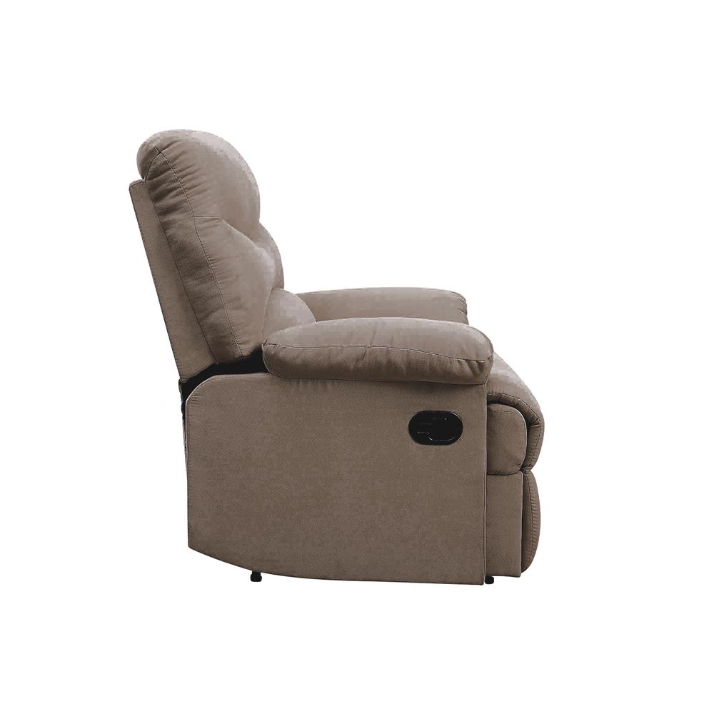 Arcadia Motion Recliner, Light Brown Woven Fabric. Picture 16