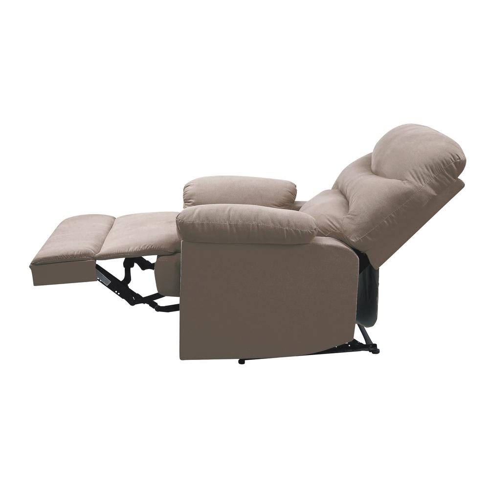 Arcadia Motion Recliner, Light Brown Woven Fabric. Picture 17