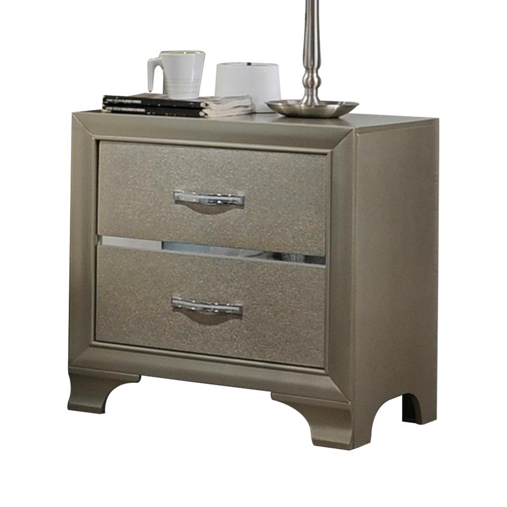Carine Nightstand, Champagne. Picture 1
