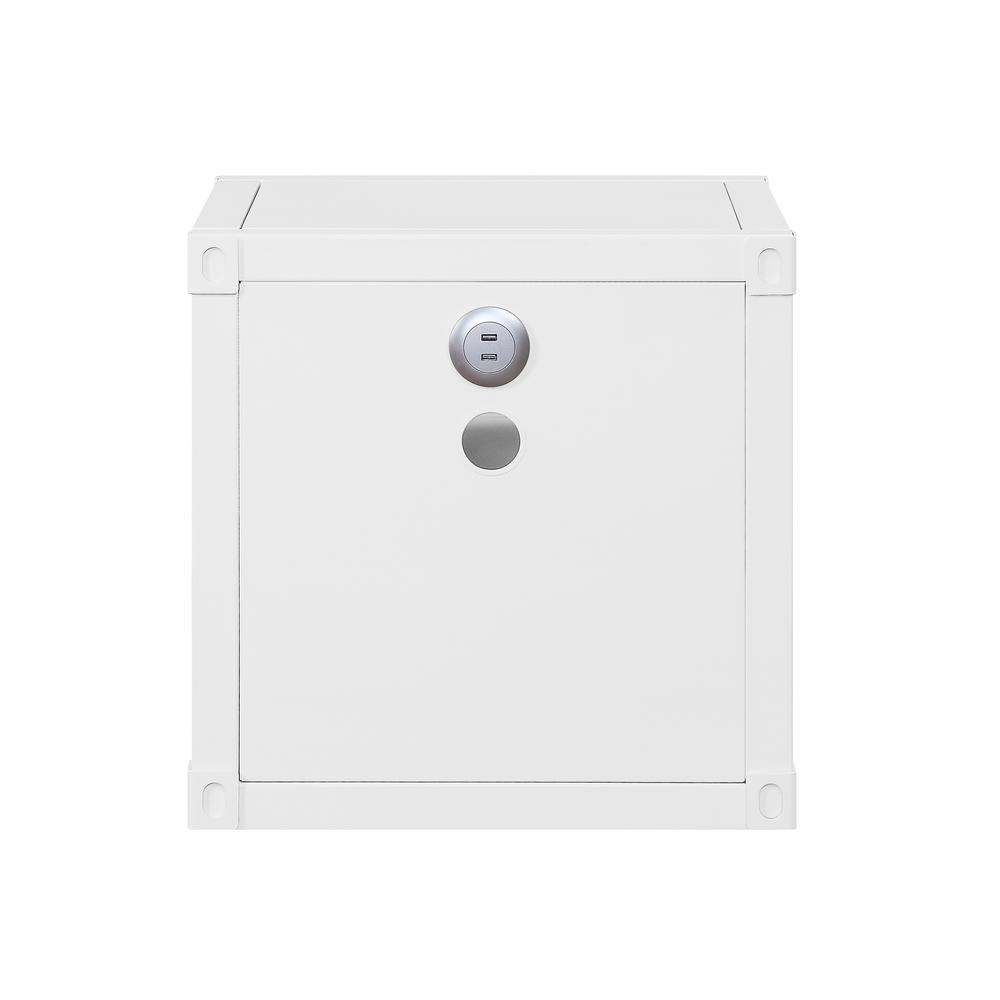 Cargo Nightstand (USB), White. Picture 2