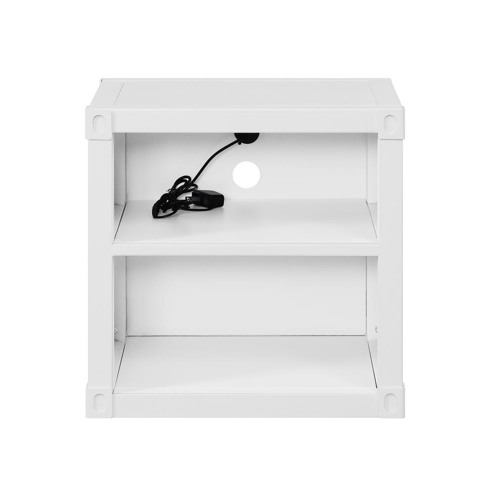 Cargo Nightstand (USB), White. Picture 3