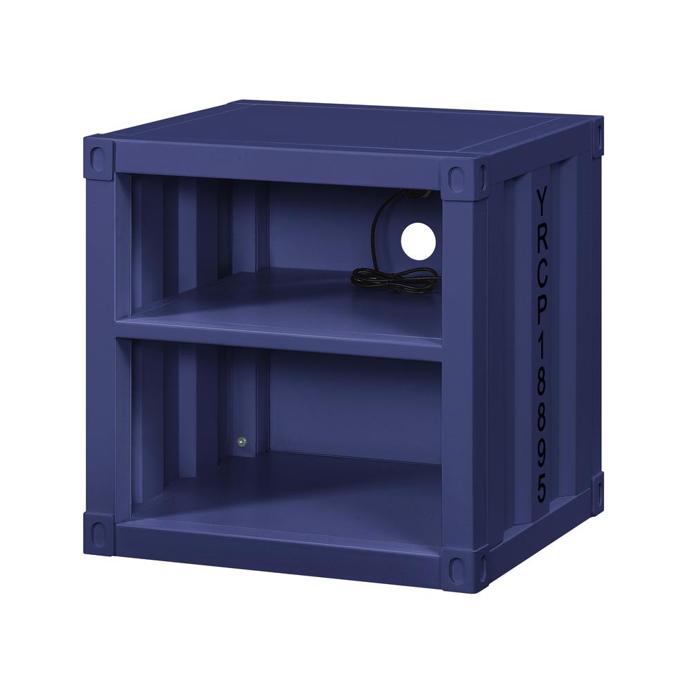 Cargo Nightstand (USB), Blue. Picture 1