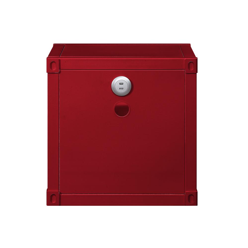 Cargo Nightstand (USB), Red. Picture 2