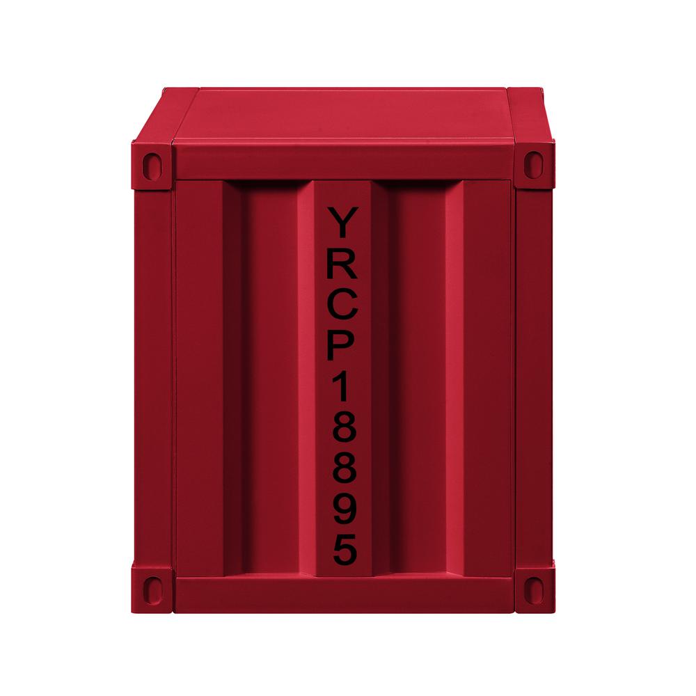 Cargo Nightstand (USB), Red. Picture 5