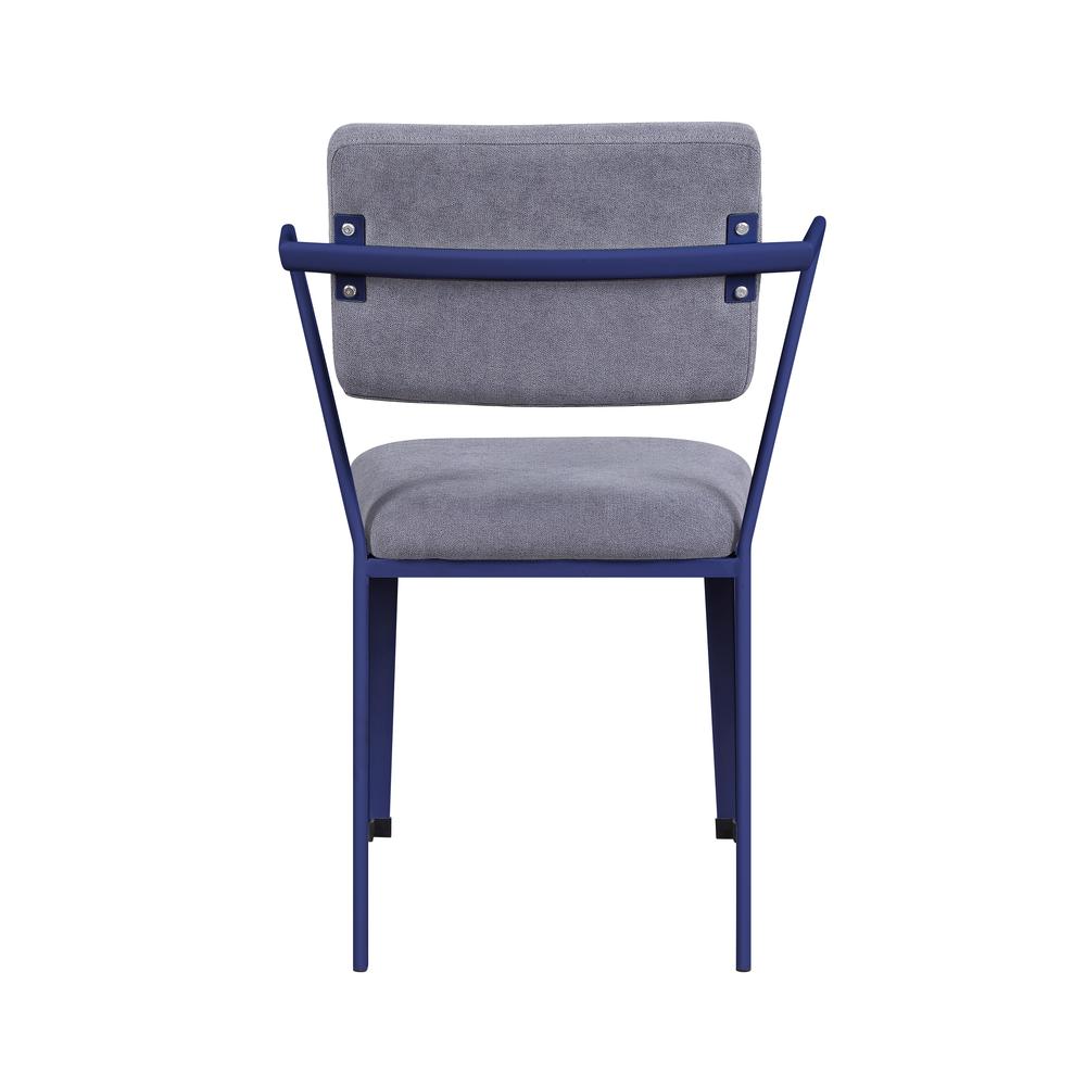 Cargo Chair, Gray Fabric & Blue. Picture 1